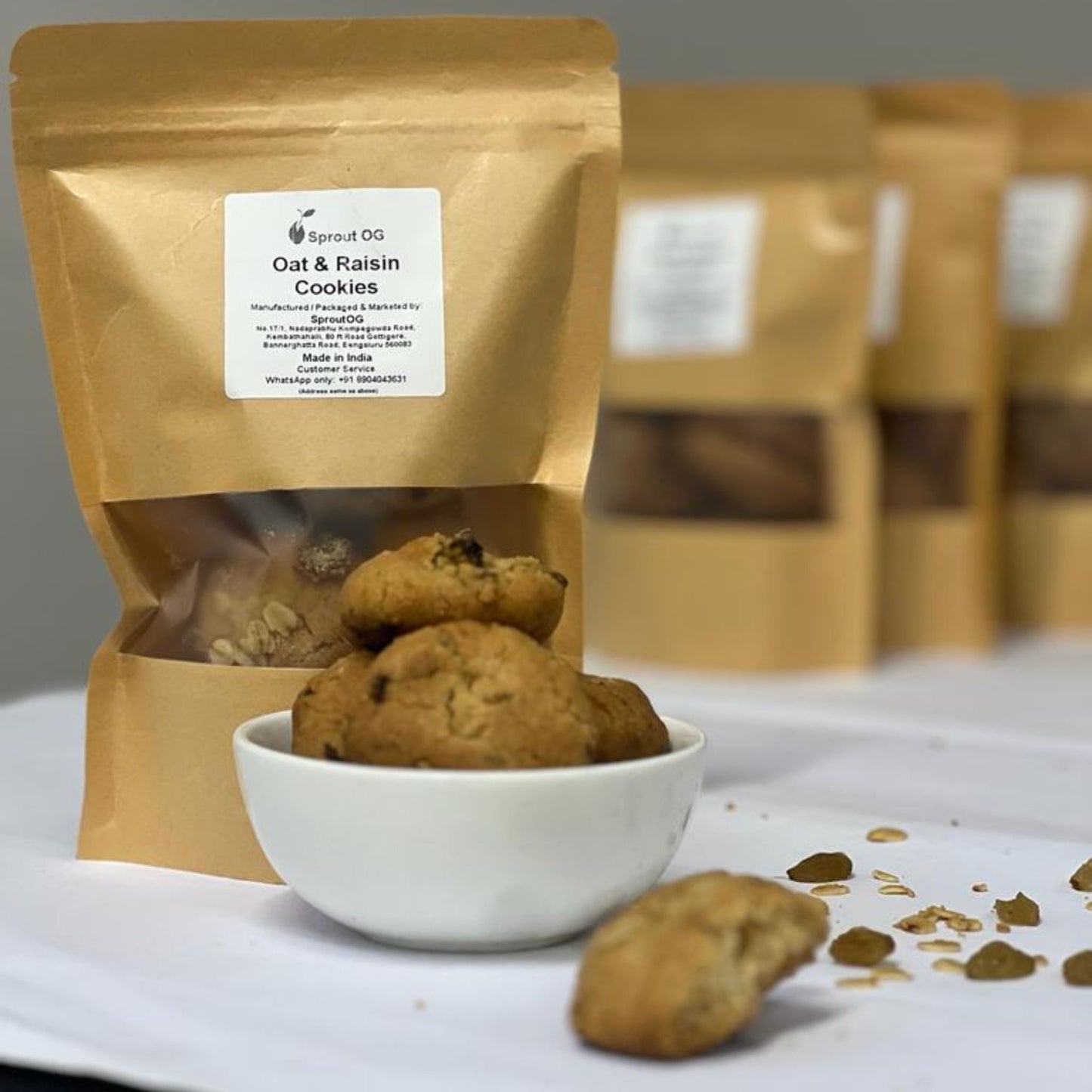 Oat & Raisin Cookies